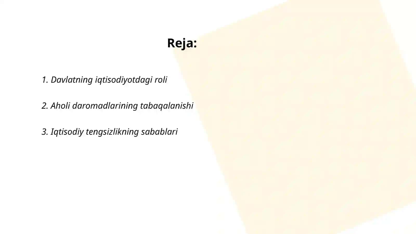 Davlatning iqtisodiyotdagi roli 2