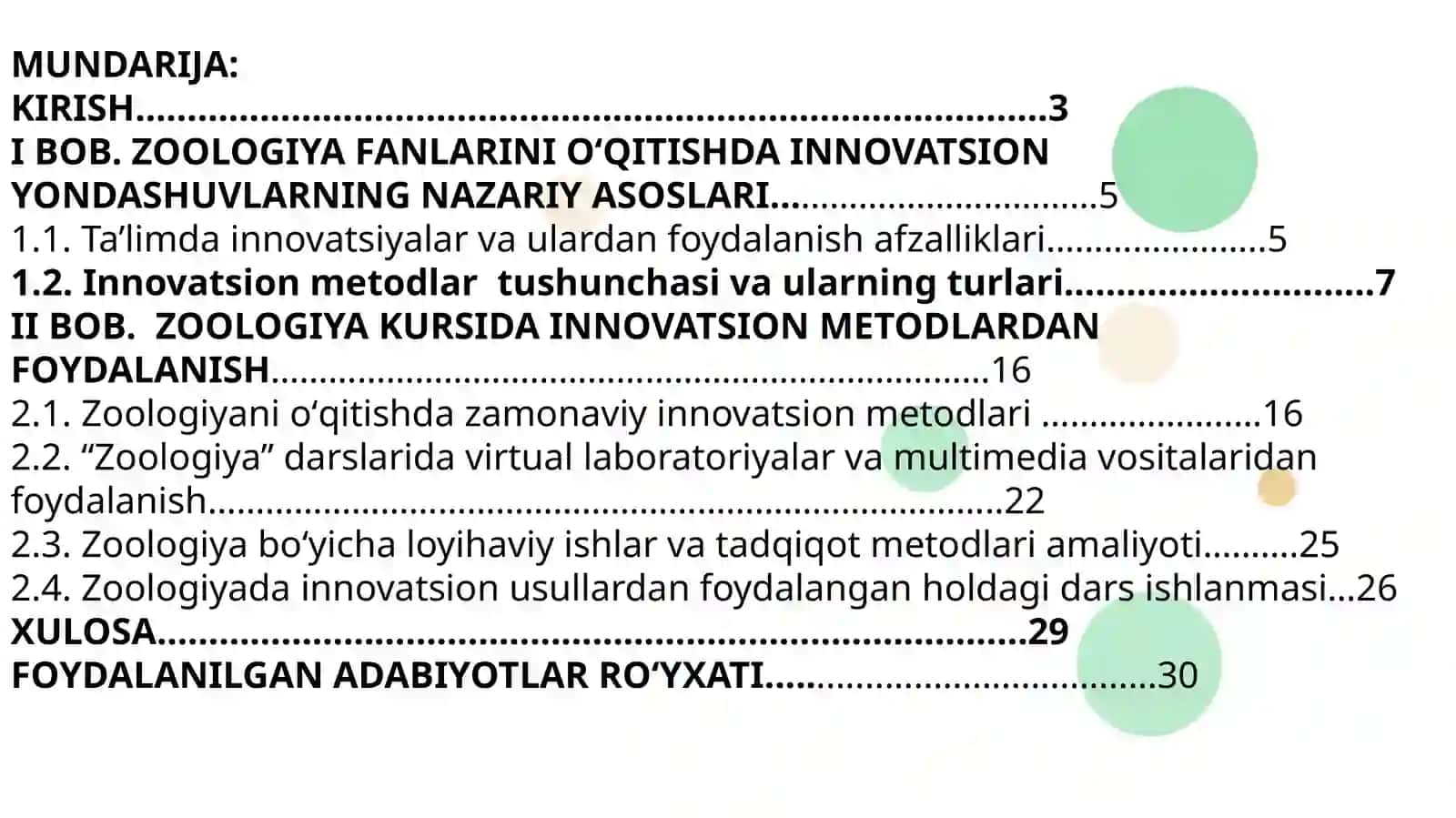 Zoologiyanikursinio‘qitishdainnovasionmetodlar 2