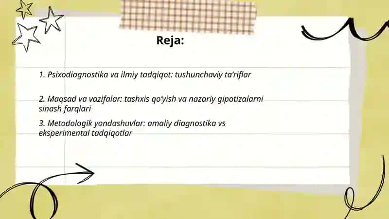 Psixodiagnostika va ilmiy tadqiqotlar 2