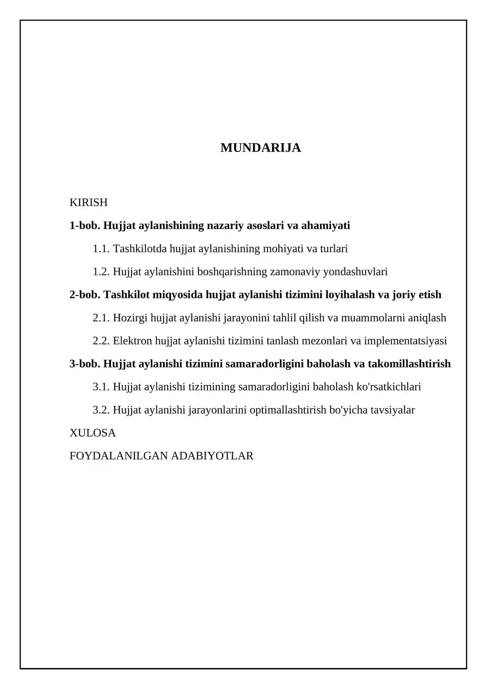 Tashkilot miqiyosida hujat almashinuvi tizimi 2