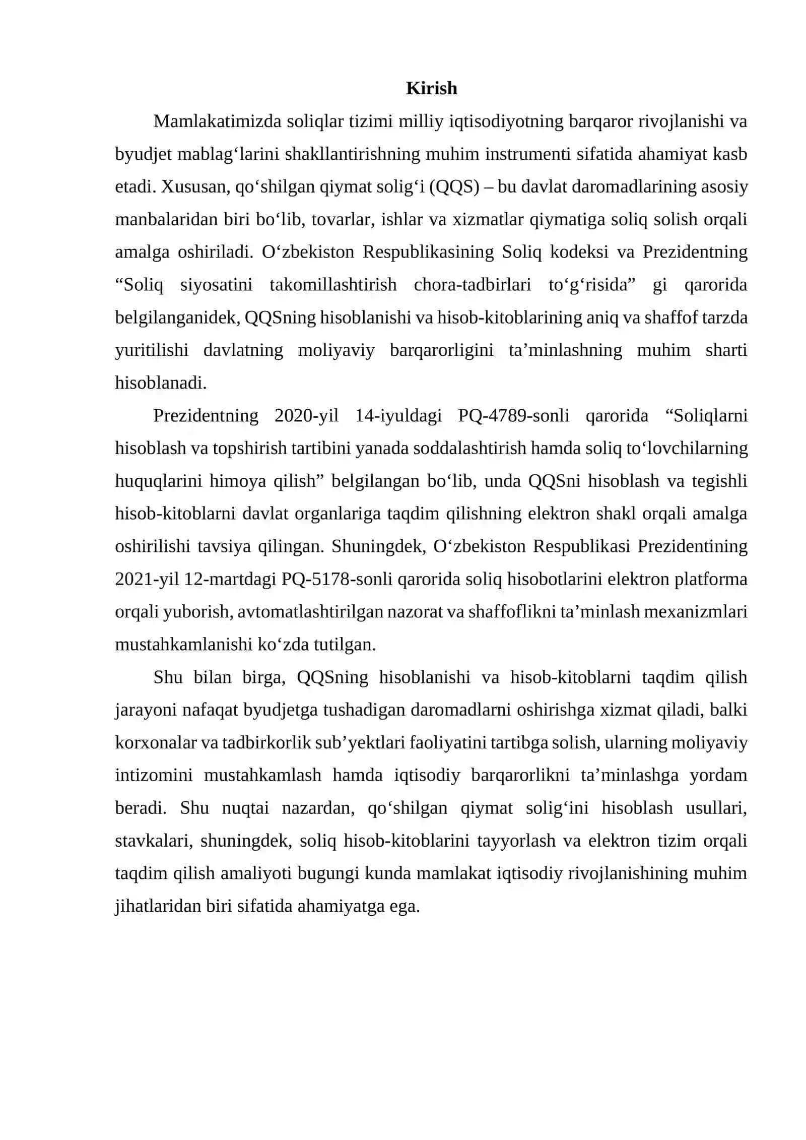 Qo‘shilgan qiymat solig‘ini hisoblash va hisob-kitoblarni taqdim qilish  jarayoni 2