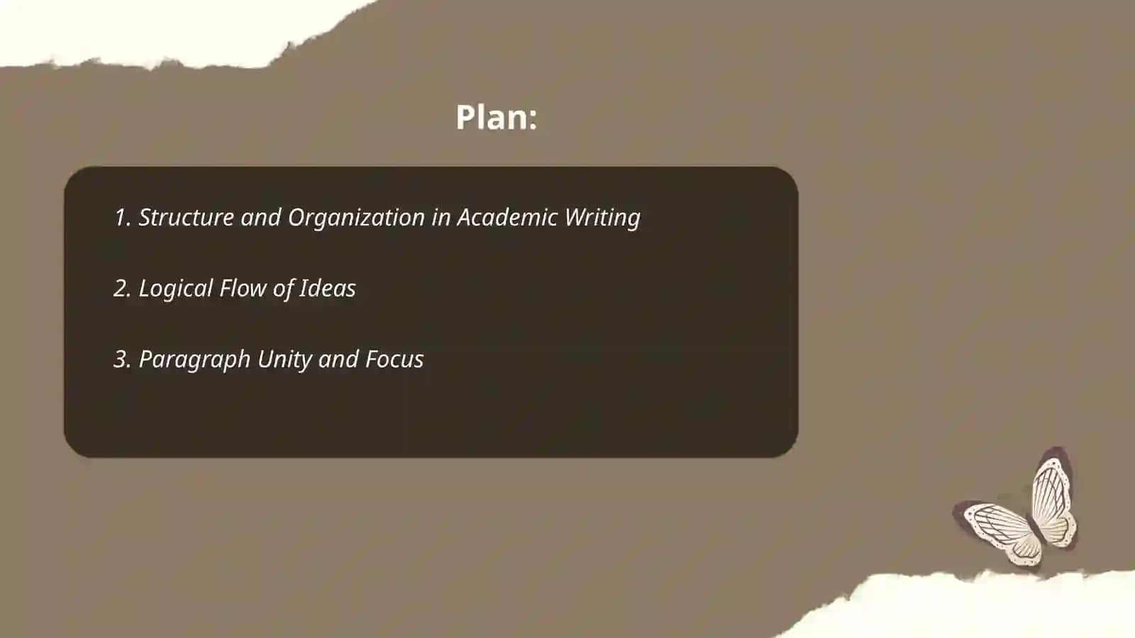 Coherence and cohesion in Academic Writing 2