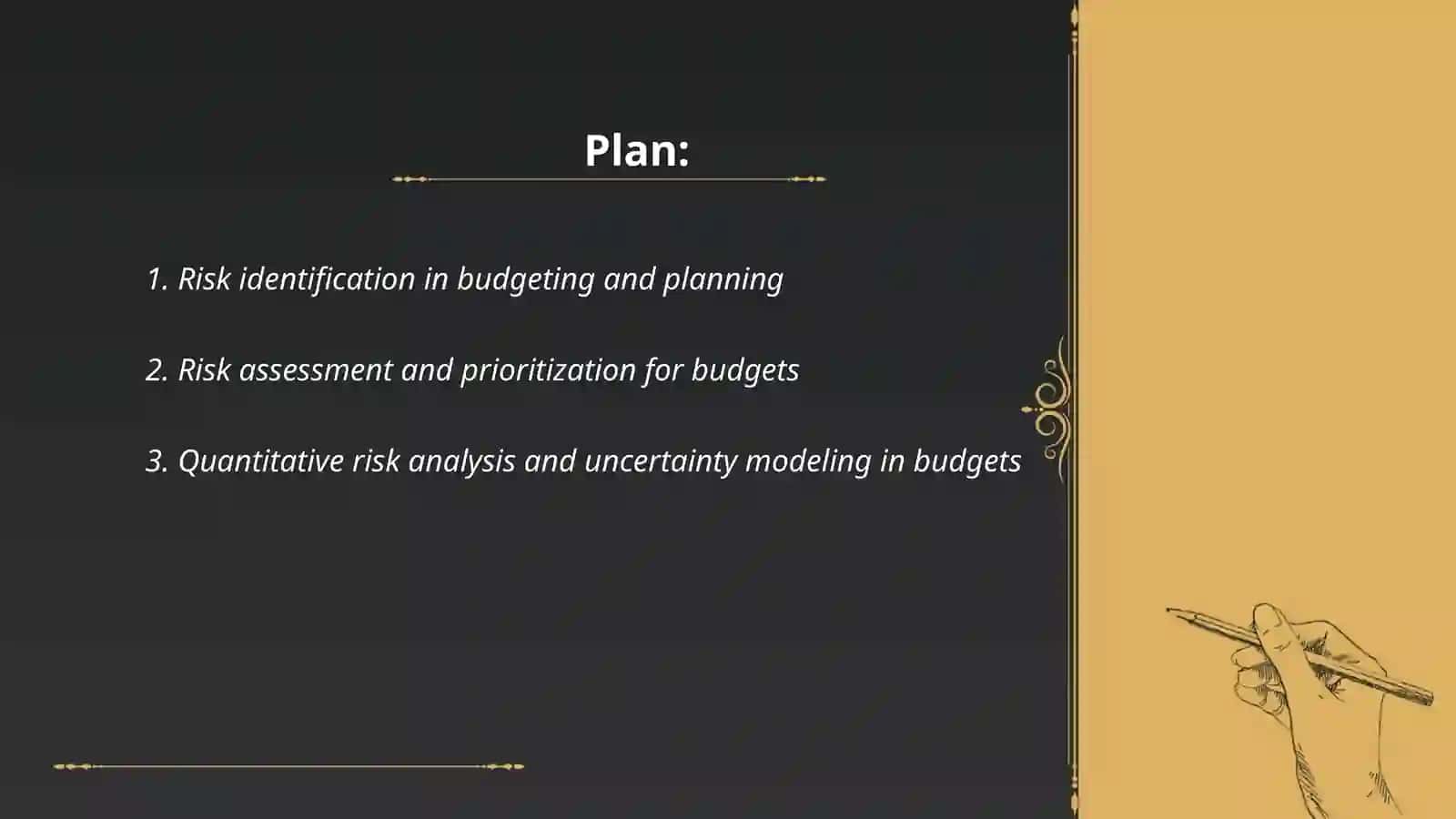 Risk Management in Budgeting and Planning 2