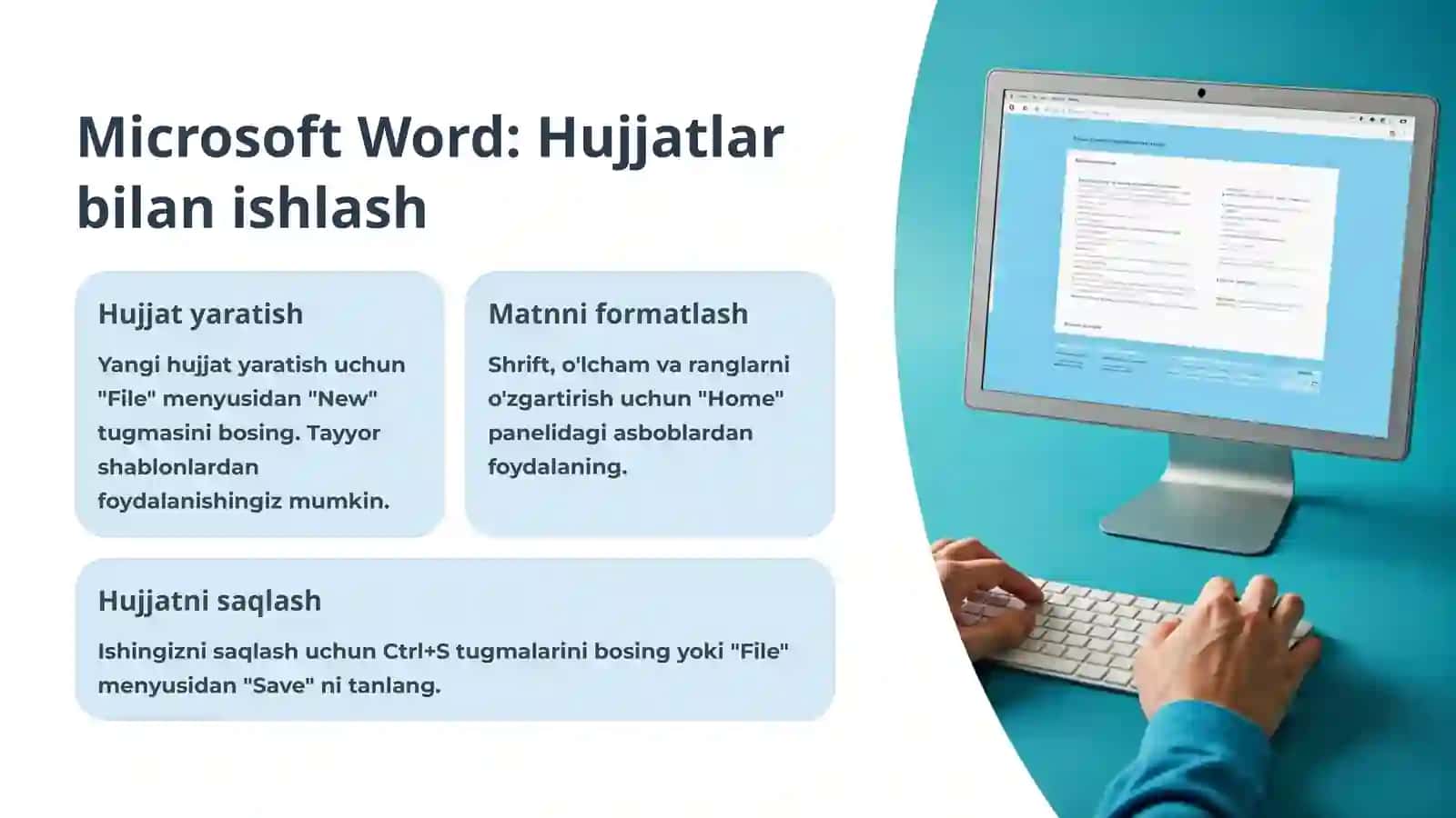 Microsoft Office dasturlari va ulardan foydalanish 2