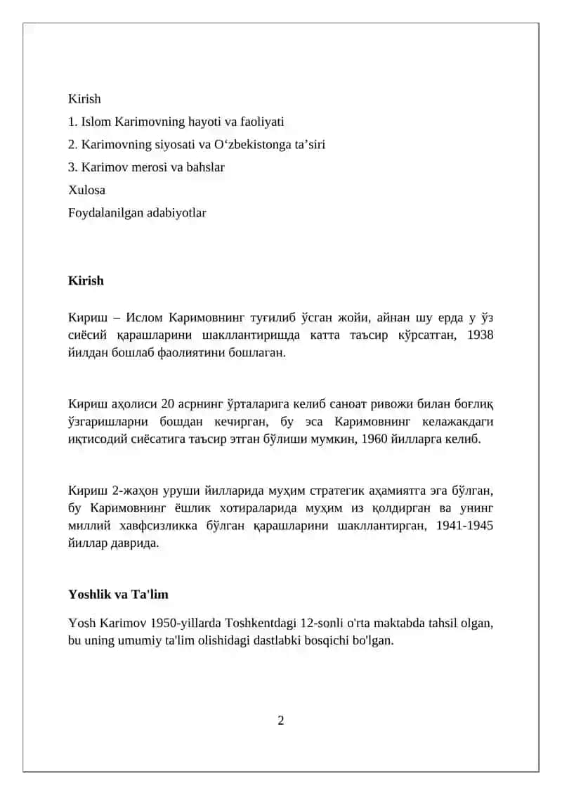 Islom Karimov 2