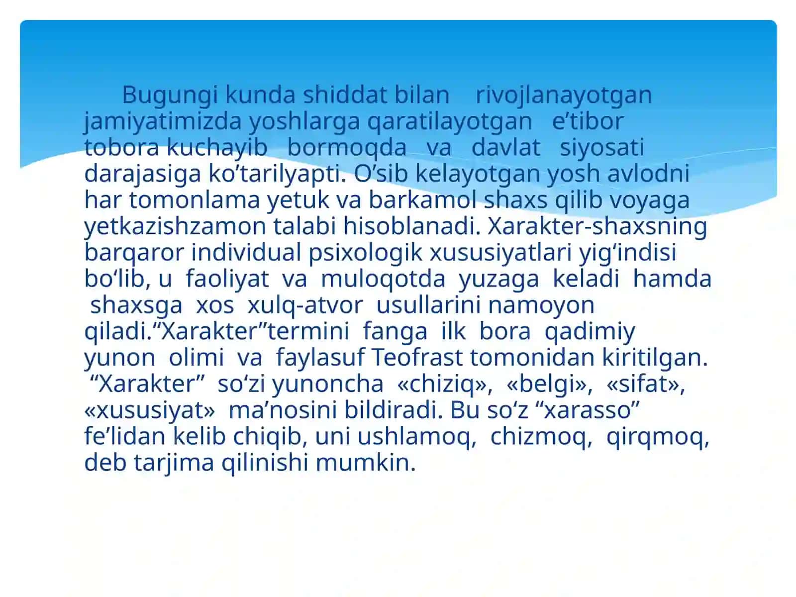 Xarakter aksentuatsiyasi 2