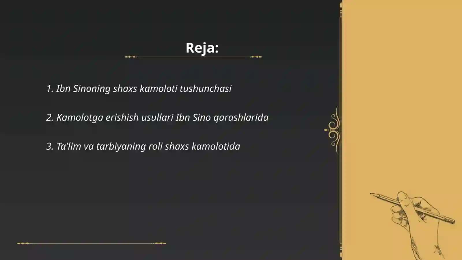 Ibn Sinoning shaxs kamoloti 2
