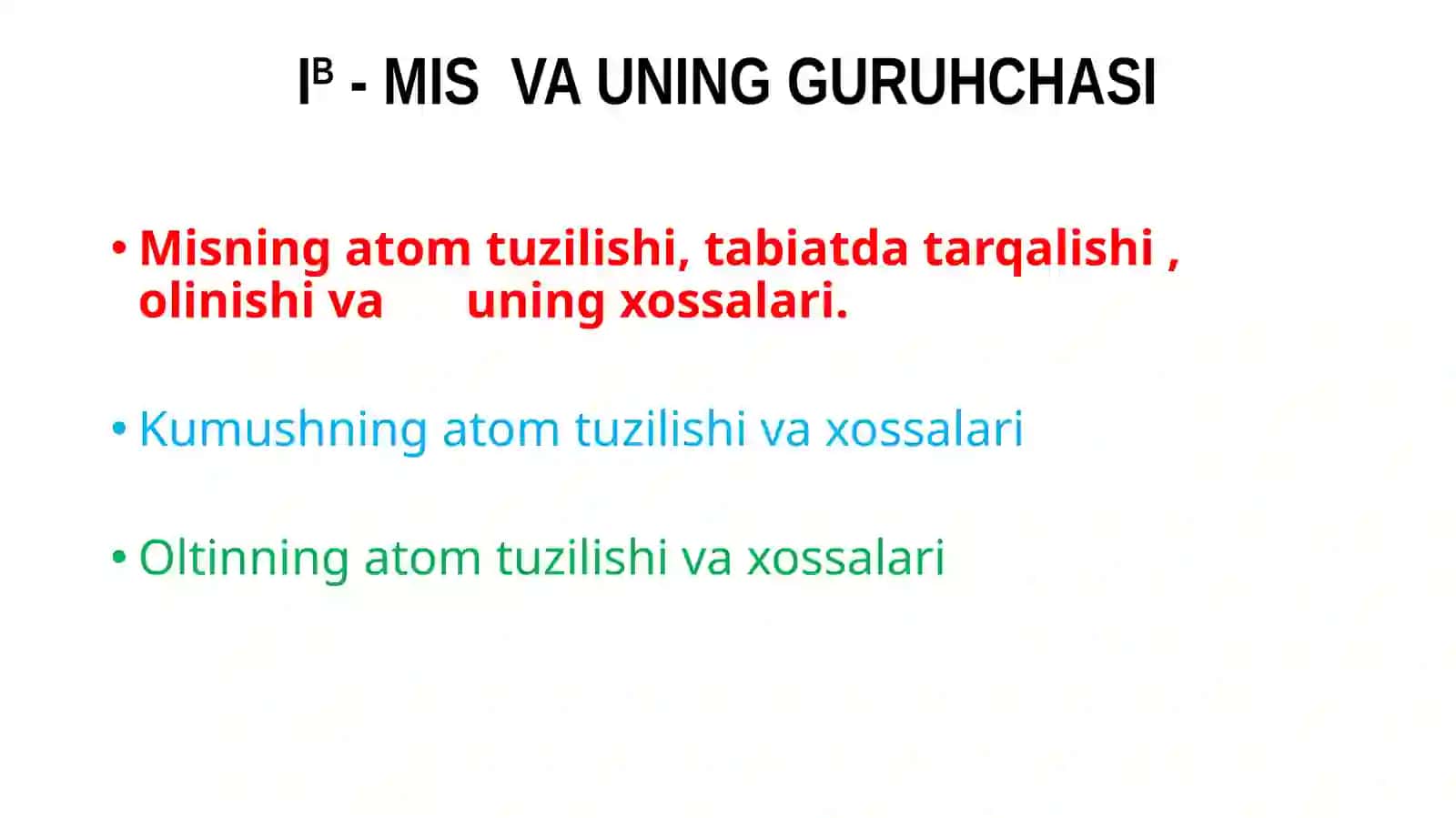 I B- MIS VA UNING GURUHCHASI 2