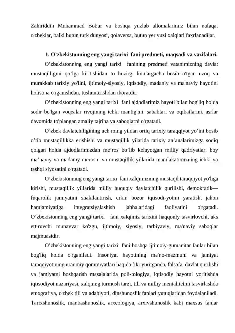O'zbekistonning eng yangi tарихи 2