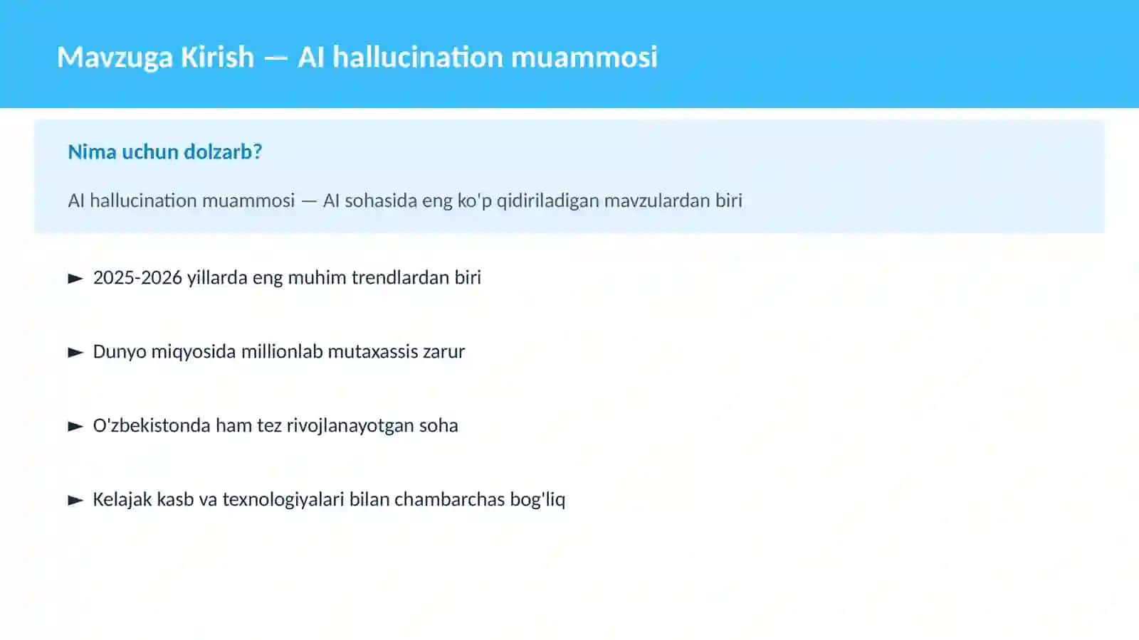 AI hallucination muammosi 2