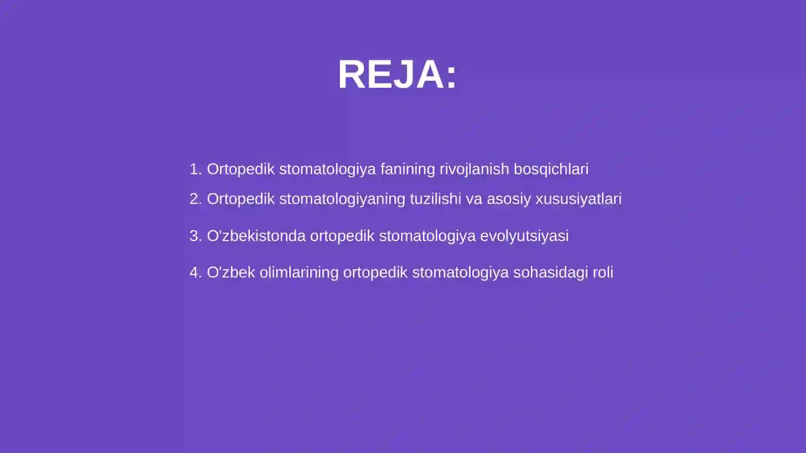 Ortopedik stomatologiya fanining-rivojlanish 2