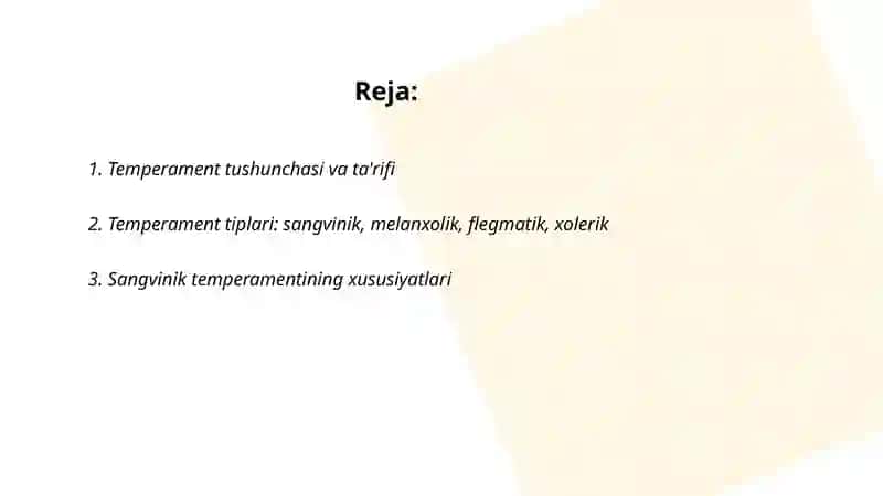 Temperament.Temperament tiplari 2