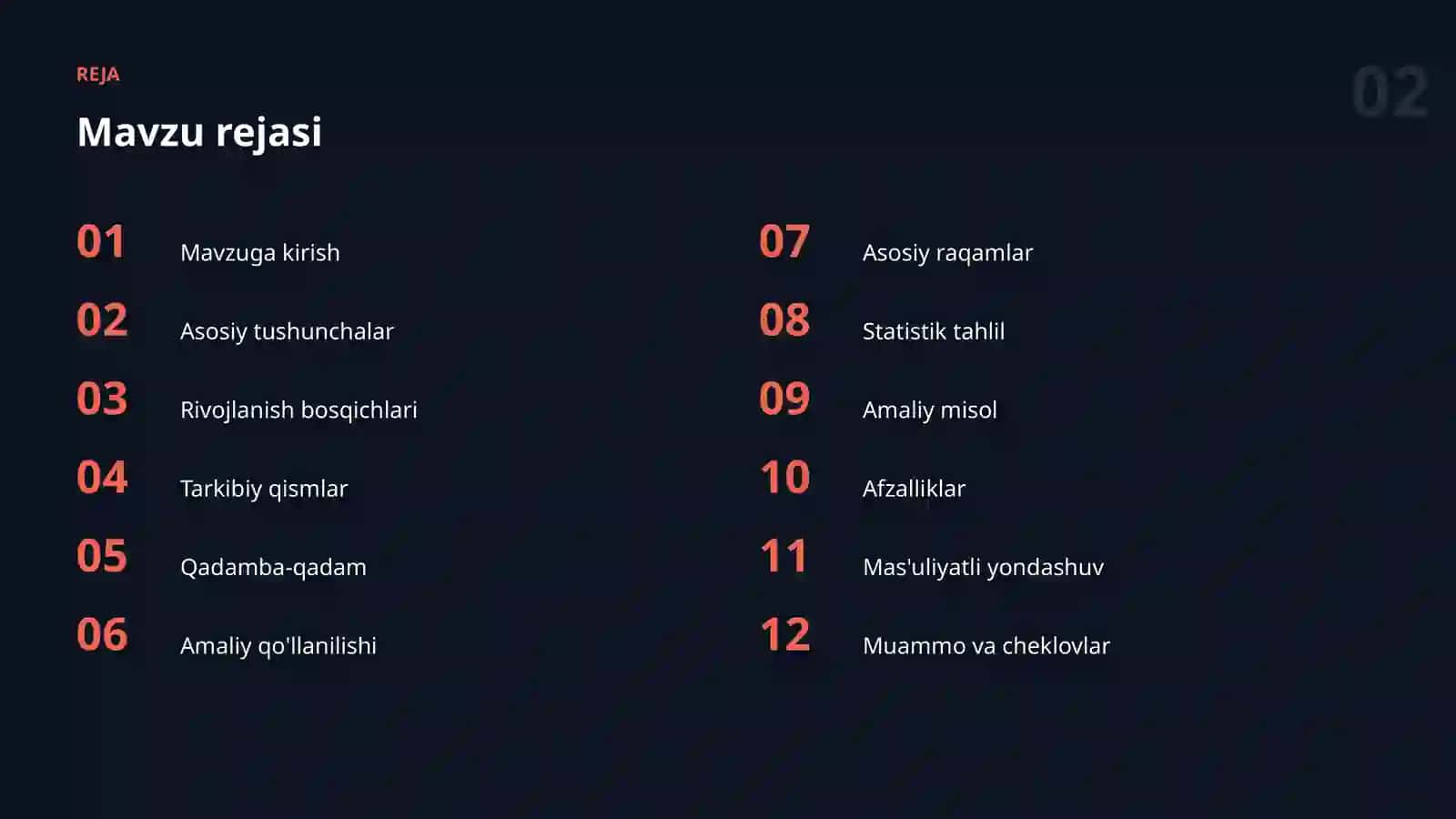 TUSHUNTIRILUVCHANLIK 2