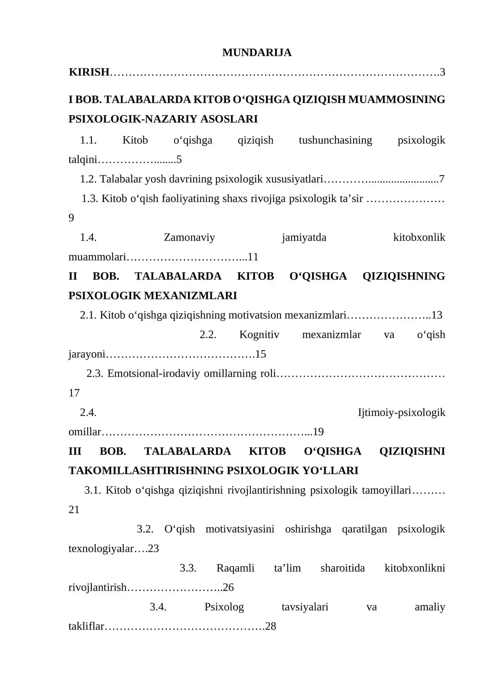 TALABALARNI KITOB O‘QISHGA QIZIQISHNING PSIXOLOGIK MEXANIZMLARINI TAKOMILLASHTIRISH 2