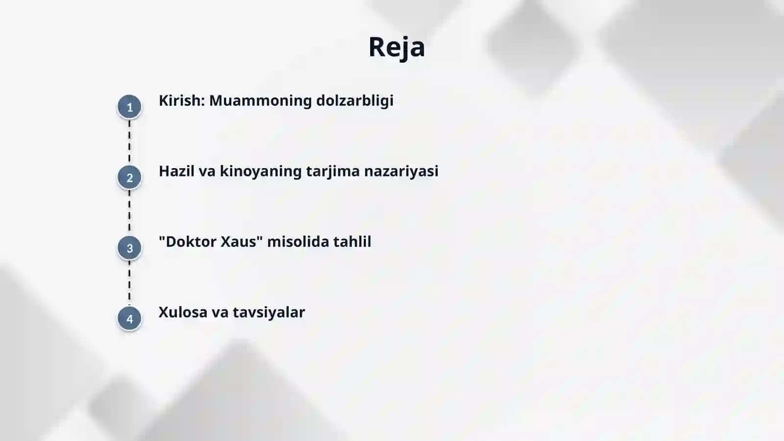 Audiovizual tarjimada hazil va kinoyani saqlash usullari ( "Doktor Xaus'' seriali dublyaji misolida) 2