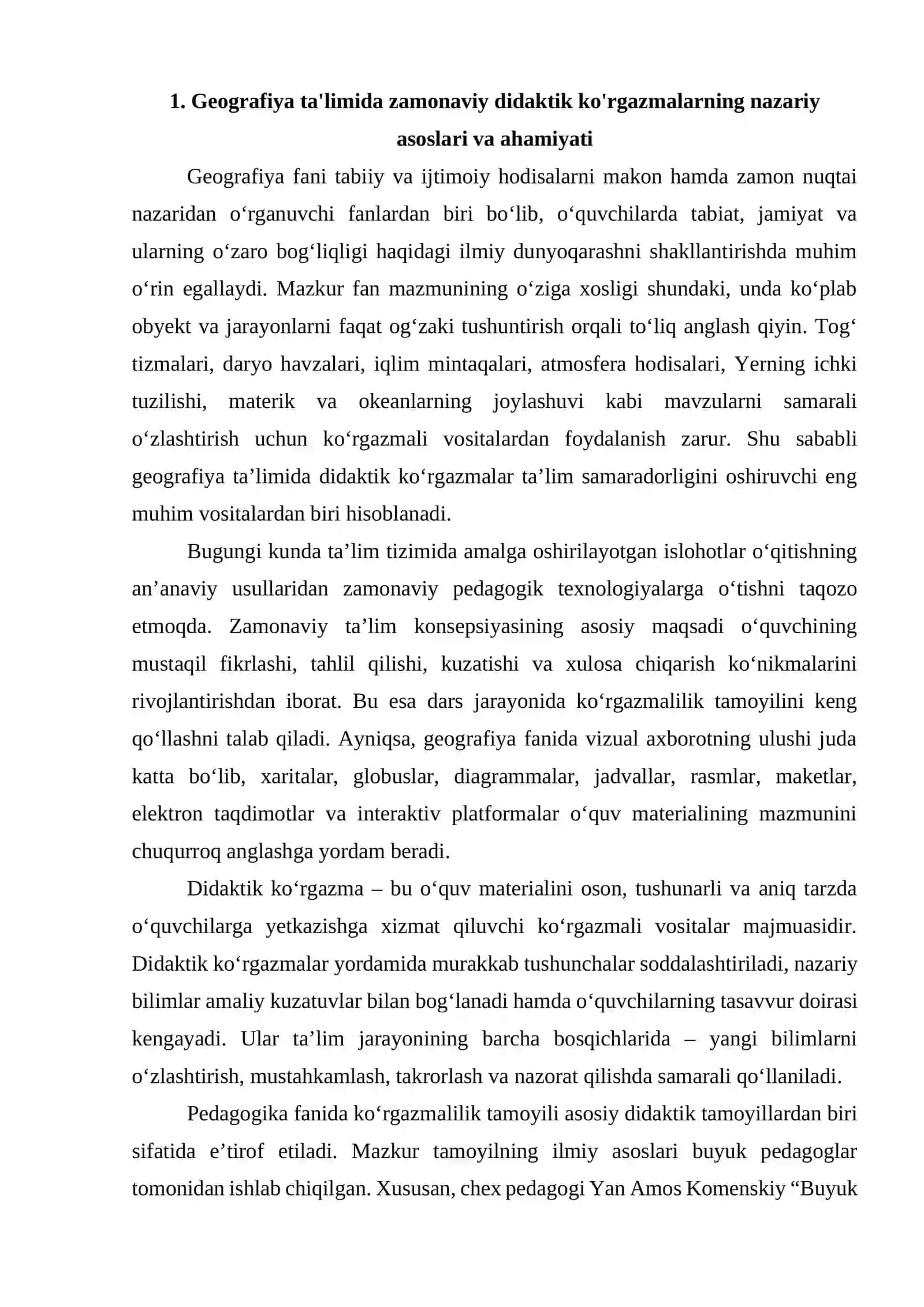 GEOGRAFIYA TALIMIDA ZAMONAVIY DIDAKTIKA KO'GAZMA TAYORLASH USULLARI 2