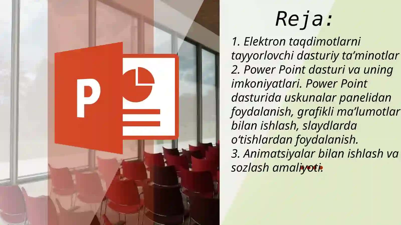 Elektrontaqdimotlarinitayyorlashvarasmiylashtirishtartibi 2