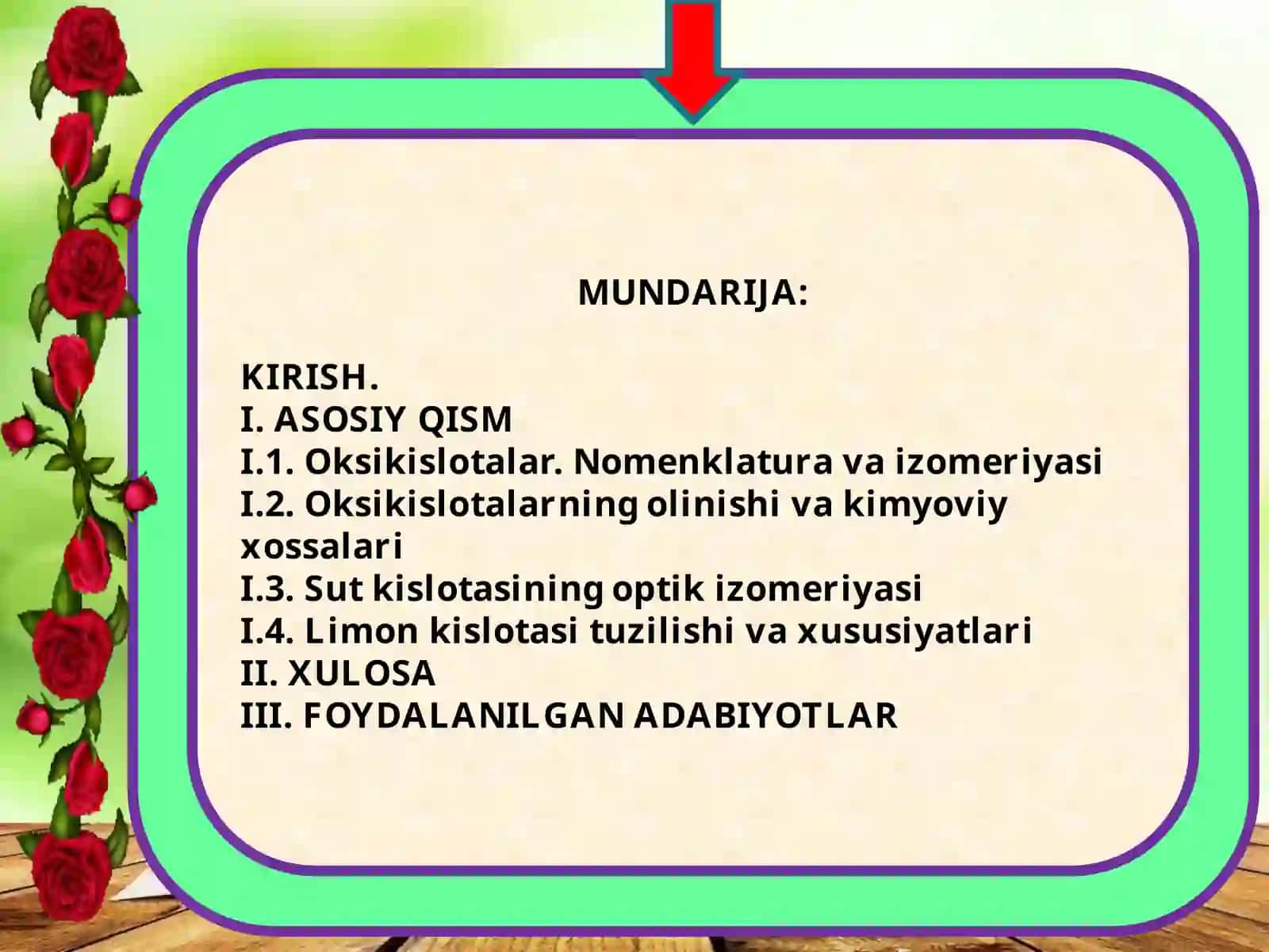 Sut kislotasi va limon kislotasining izomeriyasi 2