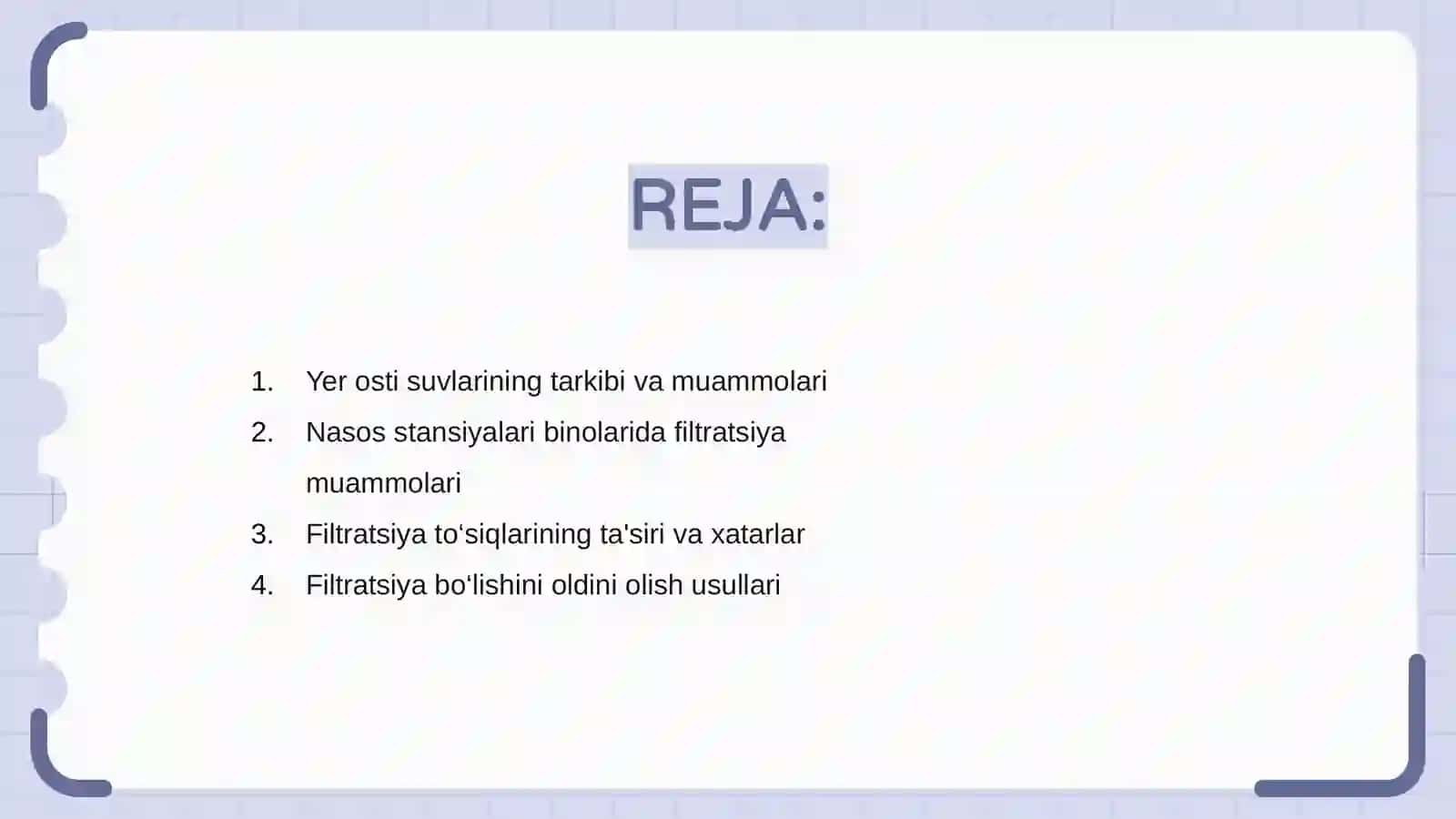 Nasos stansiyalari binolarida yer osti suvlarining filtratsiya bo‘lishini oldini olish tadbirlari 2