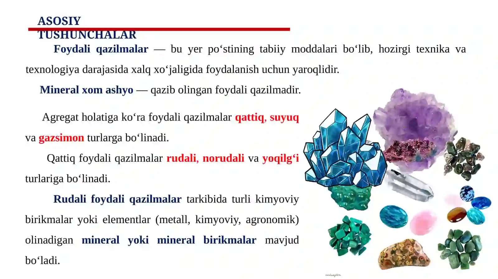 FOYDALI QAZILMALARNI QAZIB OLISH VA EKOLOGIK MUAMMOLAR 2