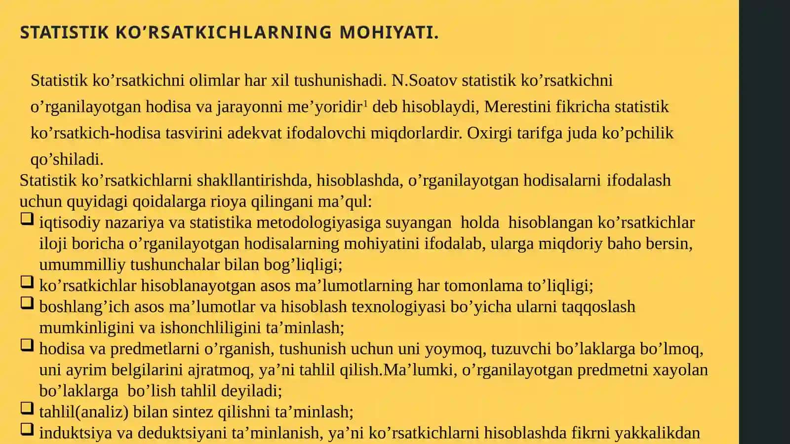 Tasviriy statistika ko‘rsatkichlari 2