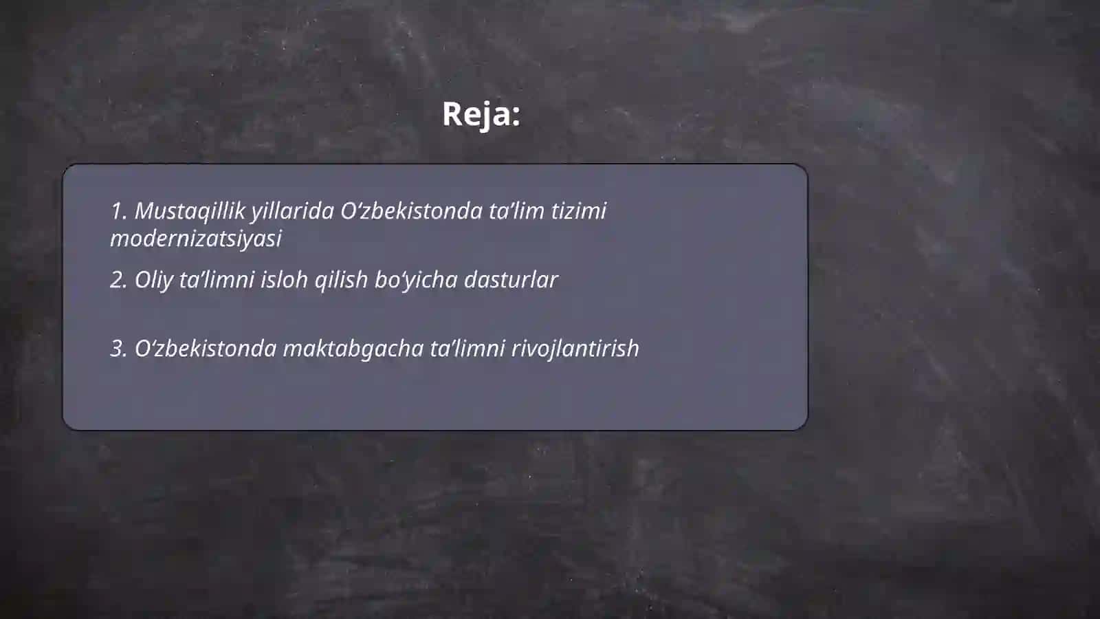 Mustaqilik yillarida O'zbrkistondagi ma'naviy va madaniy taraqqiyot 2