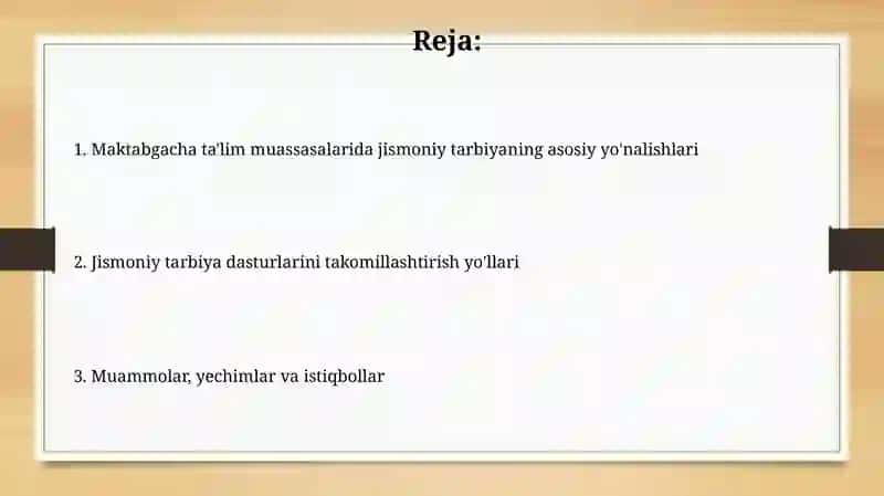 Maktabgacha ta'lim muassasalarida jismoniy tarbiyaning asosiy yo'nalishlari 2