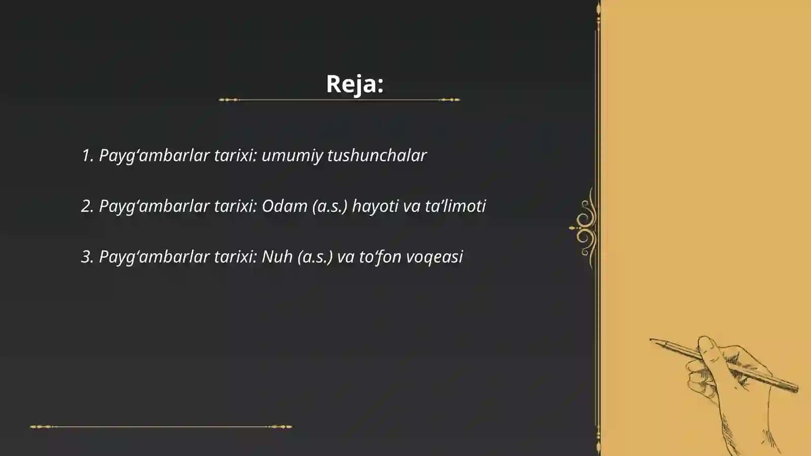 Paygʻambarlar tarixi 2