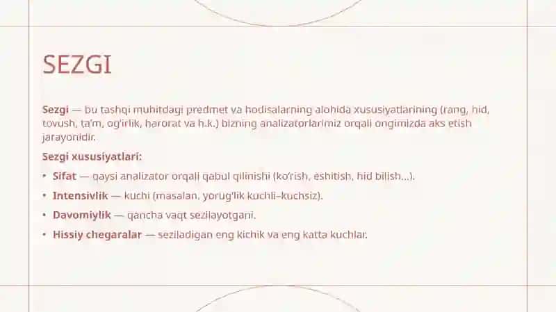 Sezgi,Diqqat 2