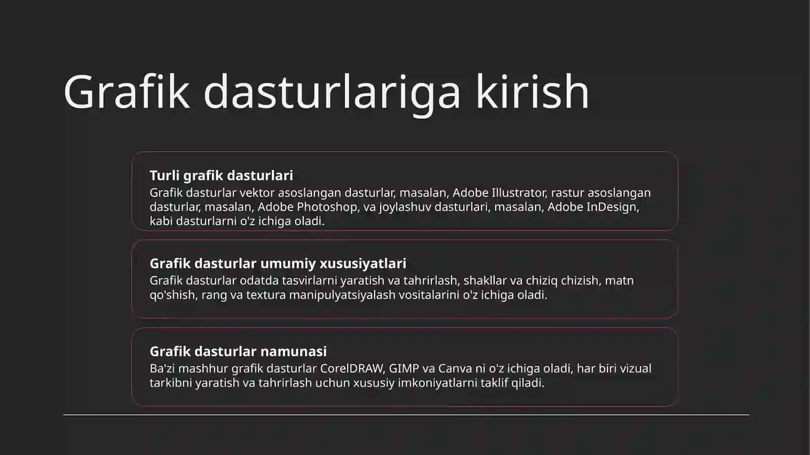 Grafik dasturlar turlari 2