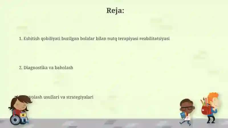 Eshitishda nuqsoni bo‘lgan bolalar bilan olib boriladigan logopedik reablitatsiya 2