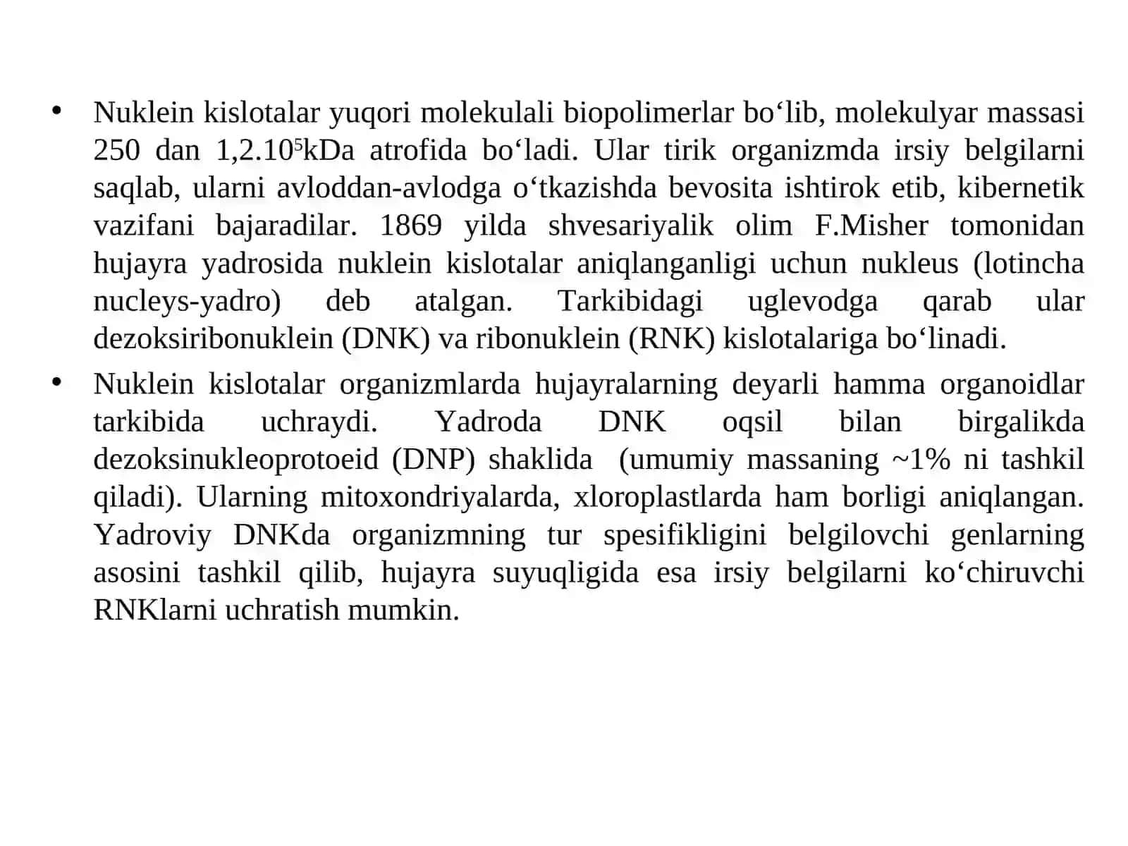 4-NUKLEIN KISLOTALAR 2
