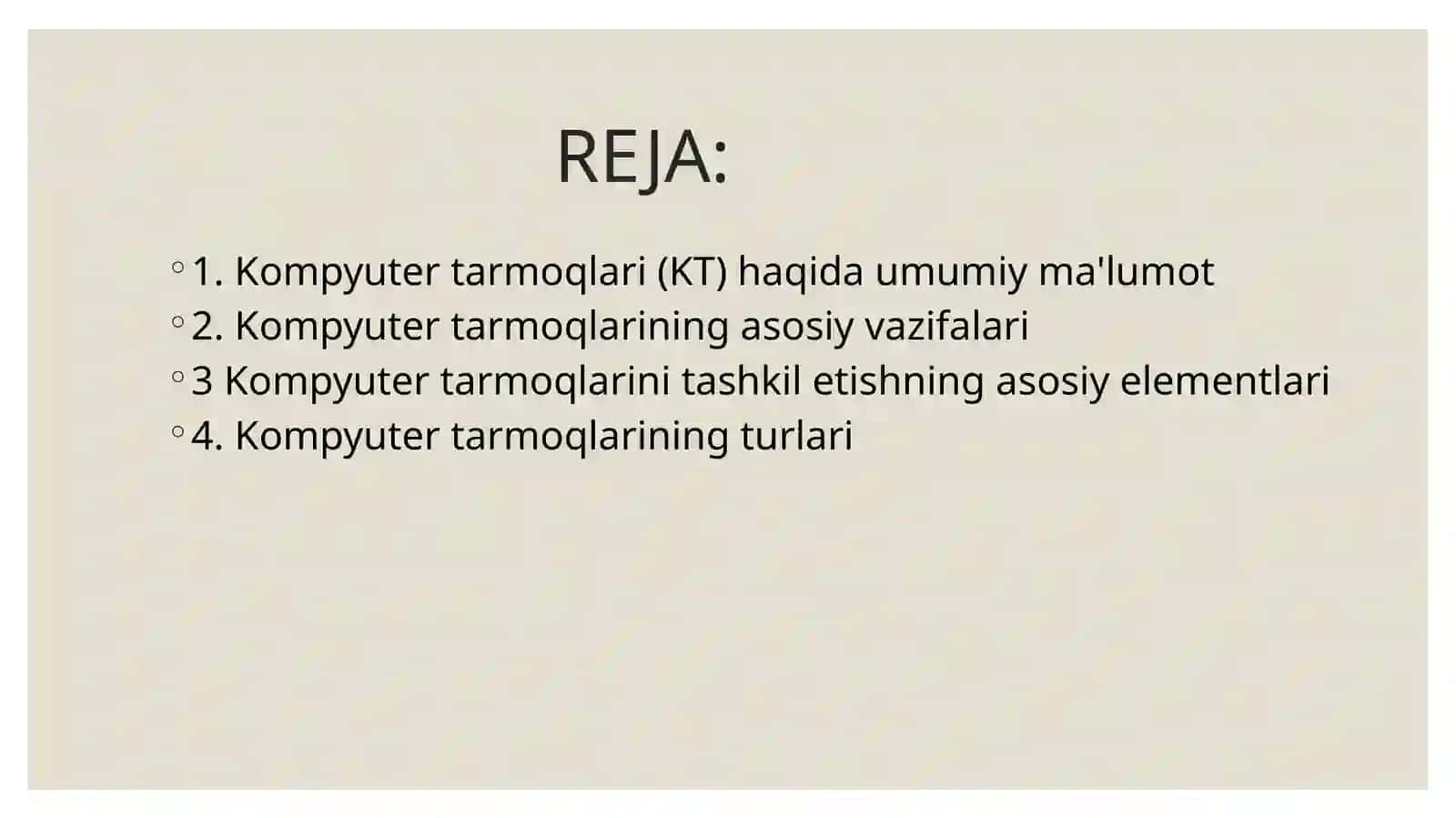 Kompyuter tarmoqlari va ularning turlari 2