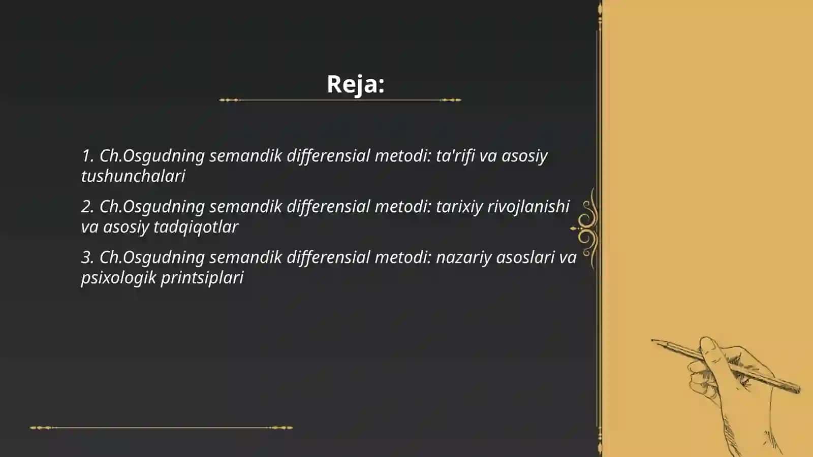 Ch.Osgudning semandik differensial metodi 2
