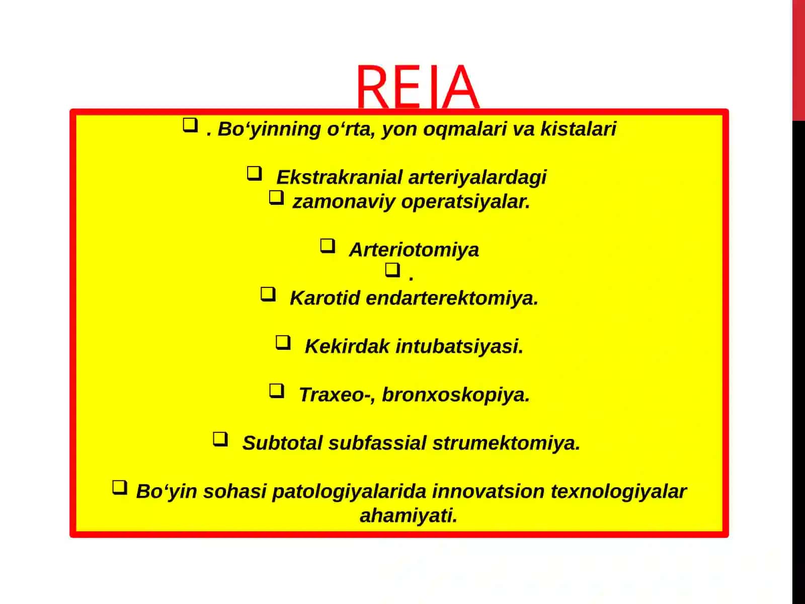 Operativ xirurgiya va topografik anatomiyasi 2