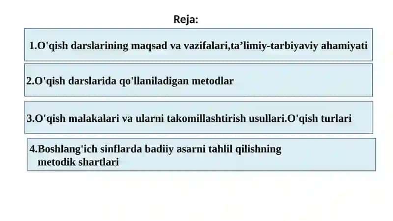 Boshlang‘ich sinflarda badiiy asarni tahlil qilish 2