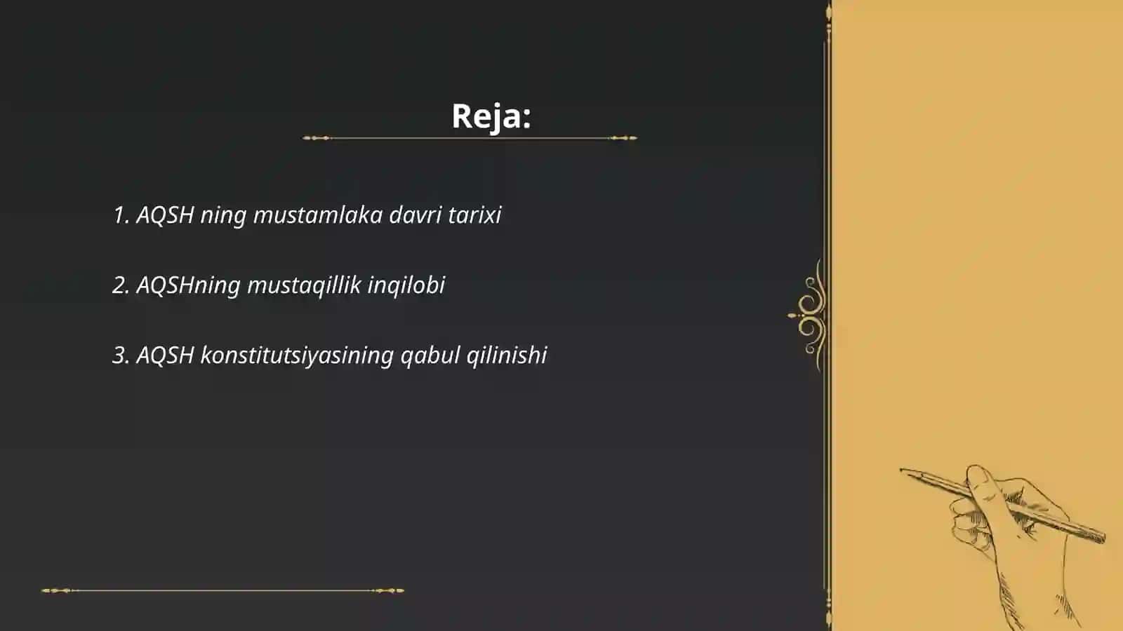 AQSH ning mustamlaka davri tarixi 2