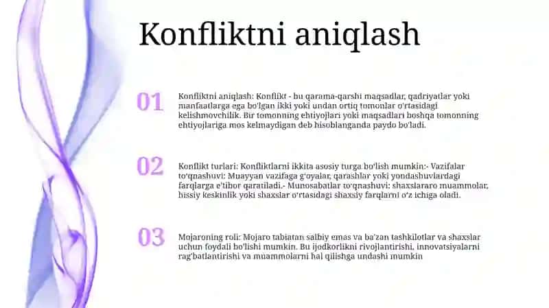 Konflikt Va Uning Turlari 2