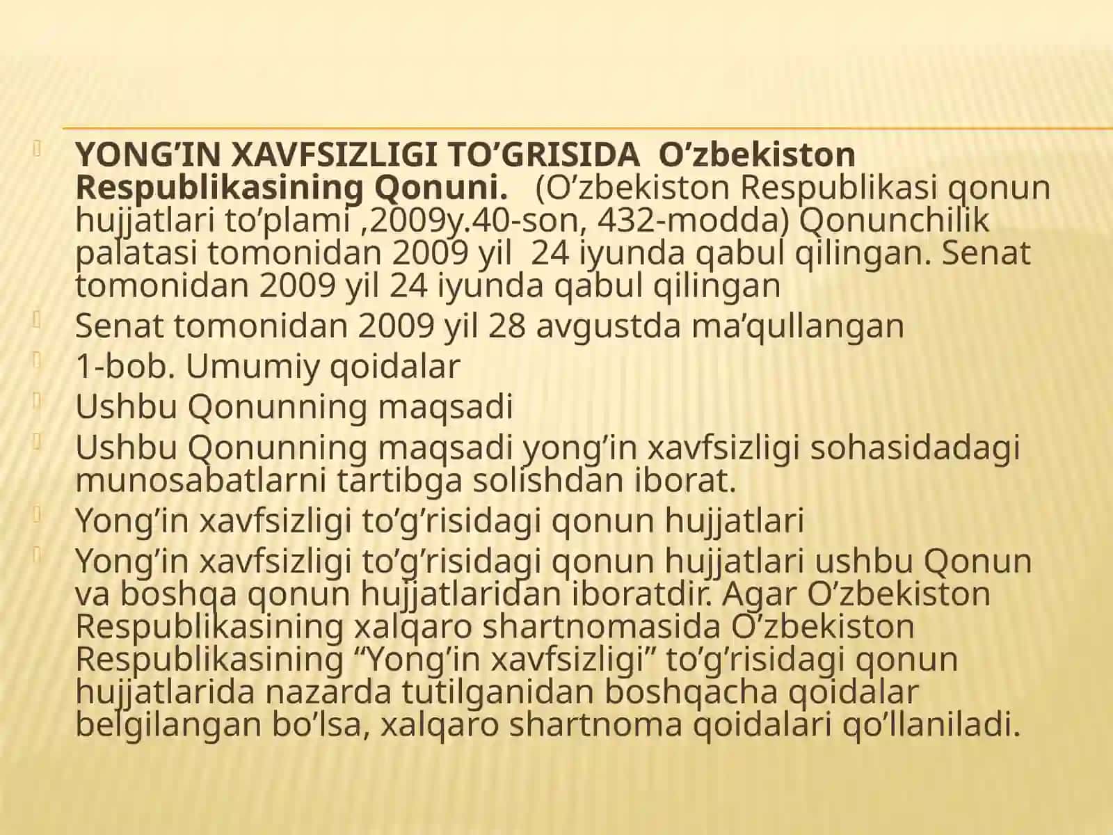 Yong’in xavfsizligini ta’minlashning huquqiy - me’yoriy asoslari 2