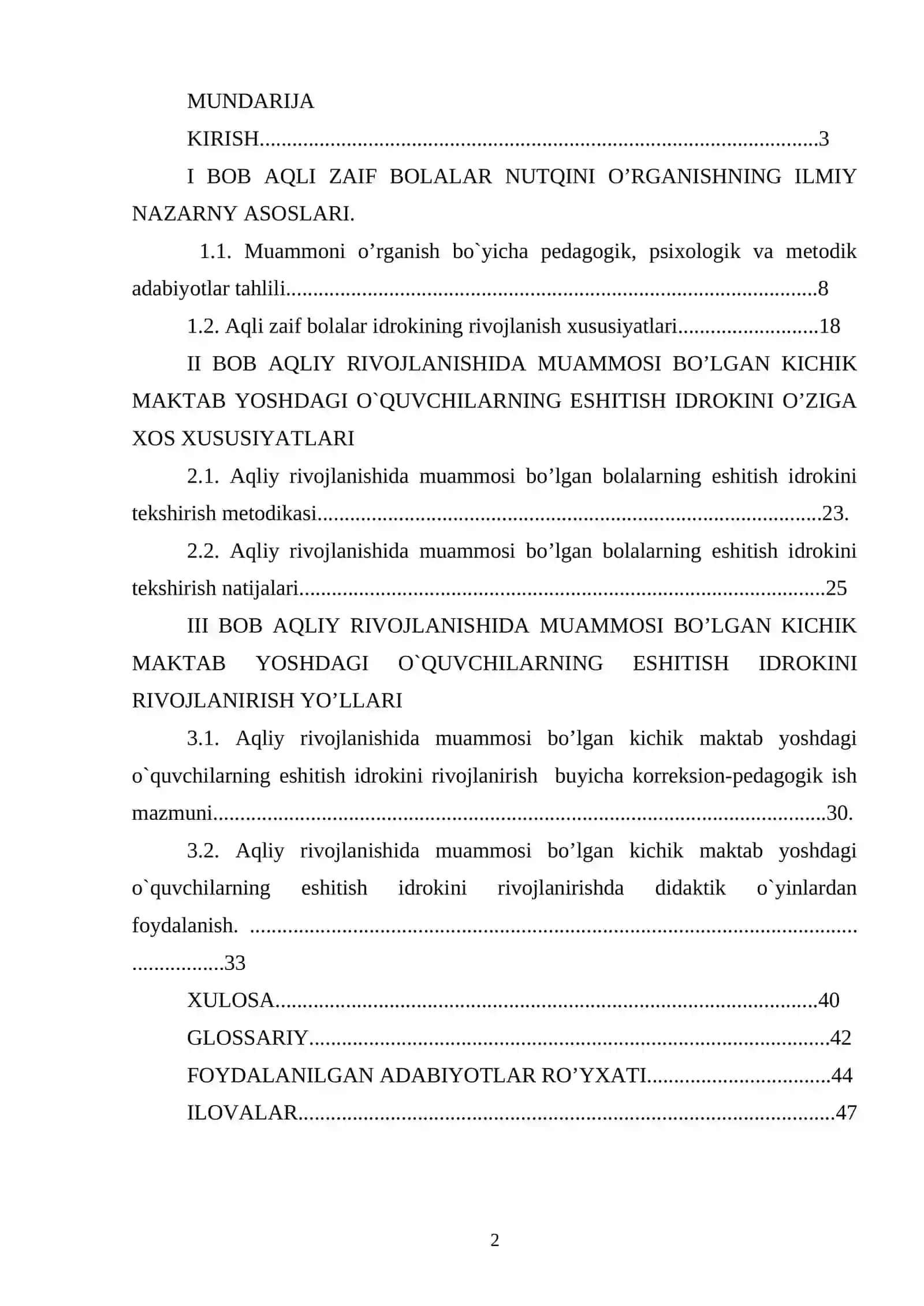AQLIY RIVOJLANISHIDA MUAMMOSI BO’LGAN KICHIK MAKTAB YOSHDAGI O`QUVCHILARNING ESHITISH IDROKINI RIVOJLANIRISH YO’LLARI 2