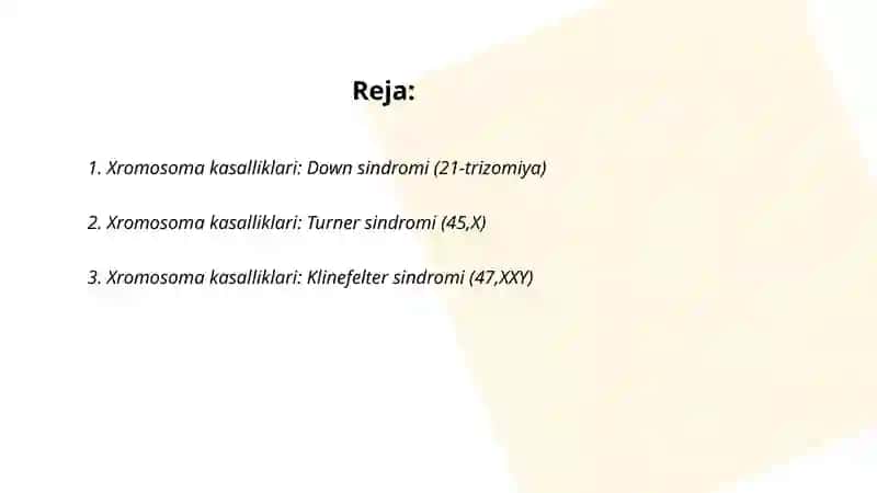 Irsiy kasalliklar 2