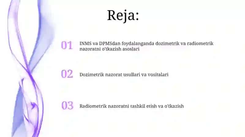 Dozimetrik nazoratning asoslari 2