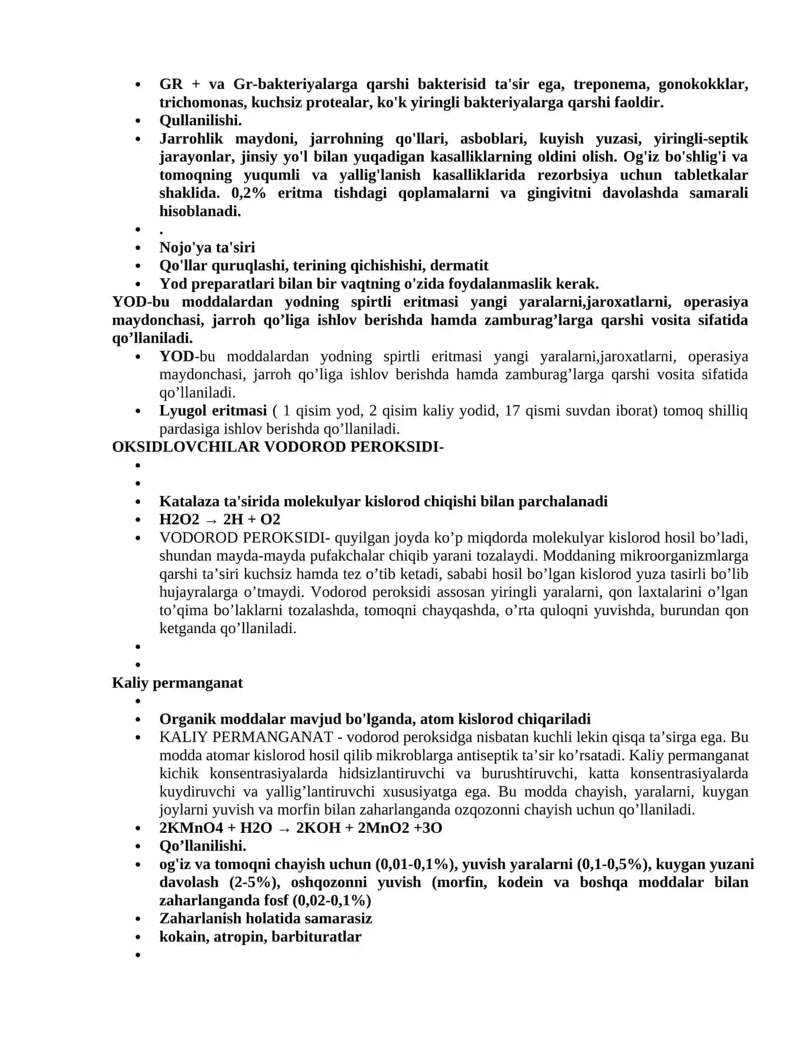 ANTISEPTIK VA DEZINFEKSIYALOVCHI VOSITALAR 2