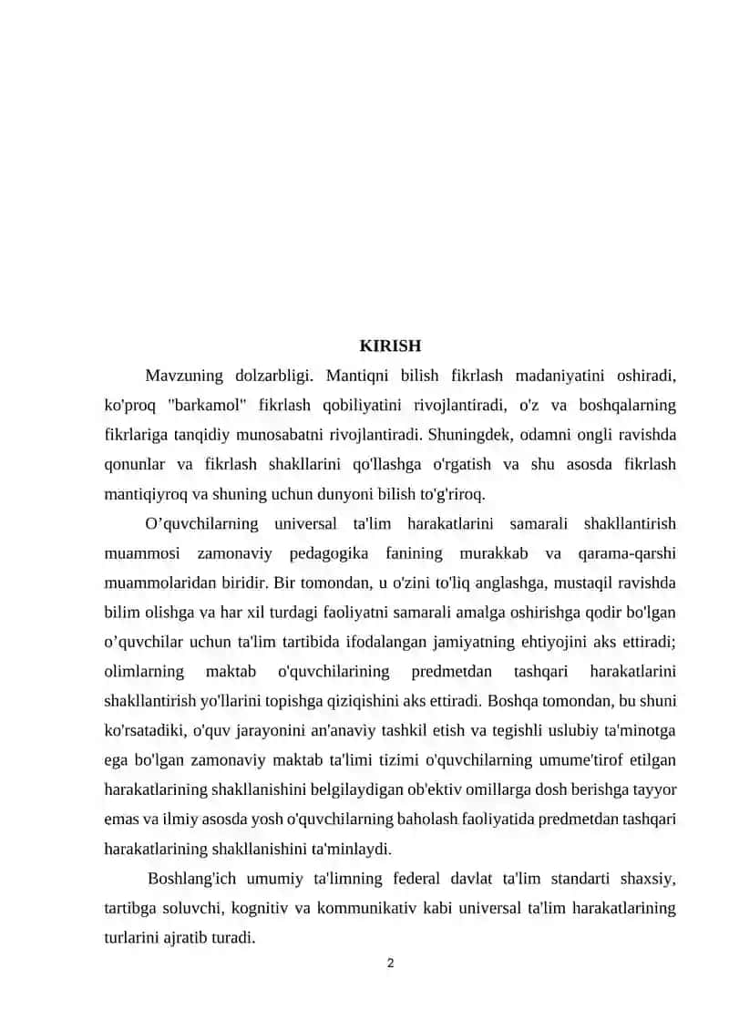 Oddiy arifmetik muammolar 2