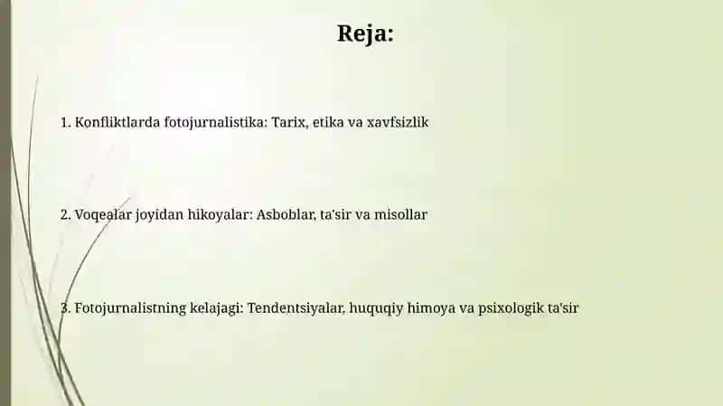 Ziddiyatli vaziyatlarda fotojurnalist faoliyati 2
