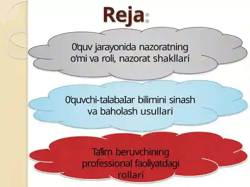 Darslarda talaba bilimini nazorat qilish 2