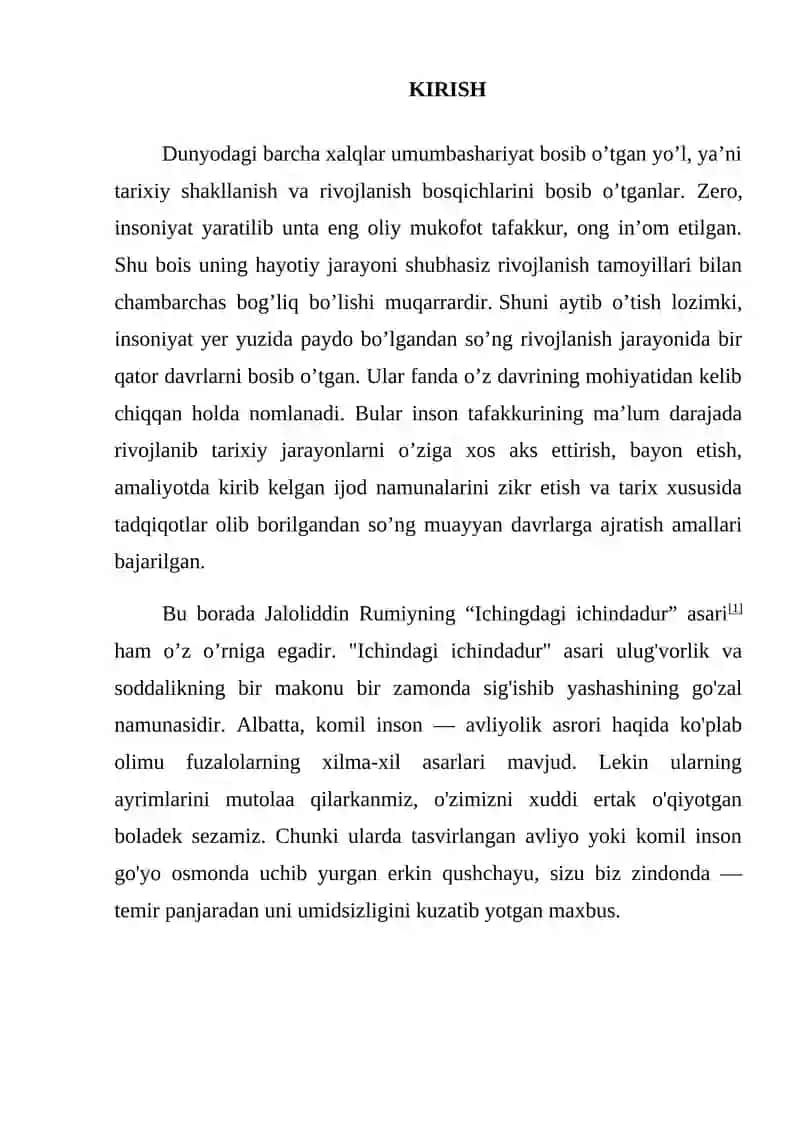 Asarda insondagi vafo, ishonch va ishqning tasvirlanishi 2