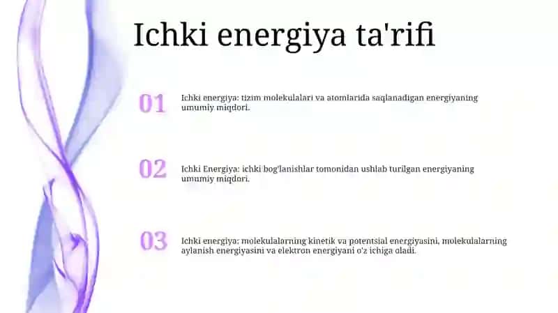 Ichki Energiya 2