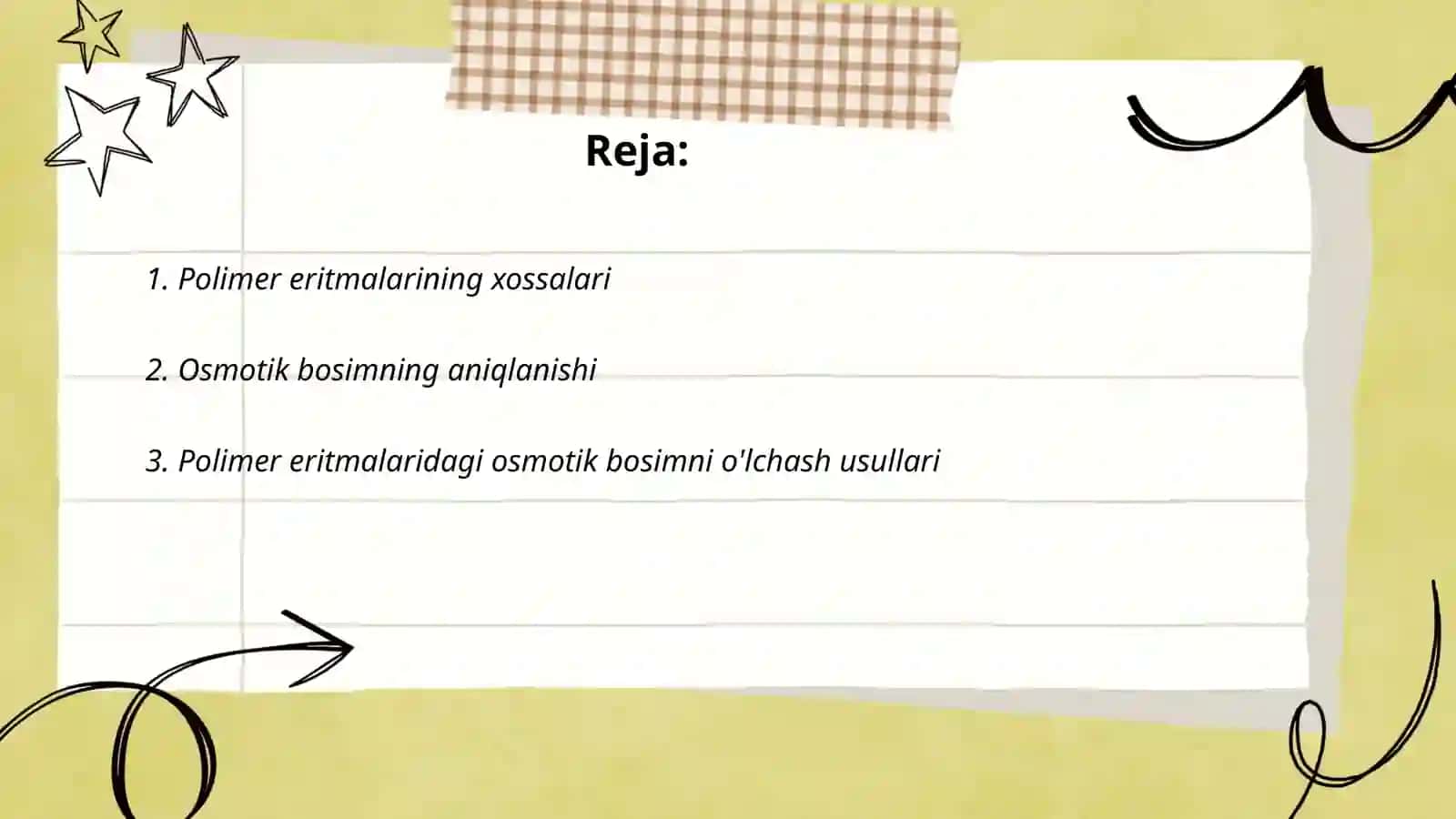 Polimer eritmalarning osmotik bosimi 2