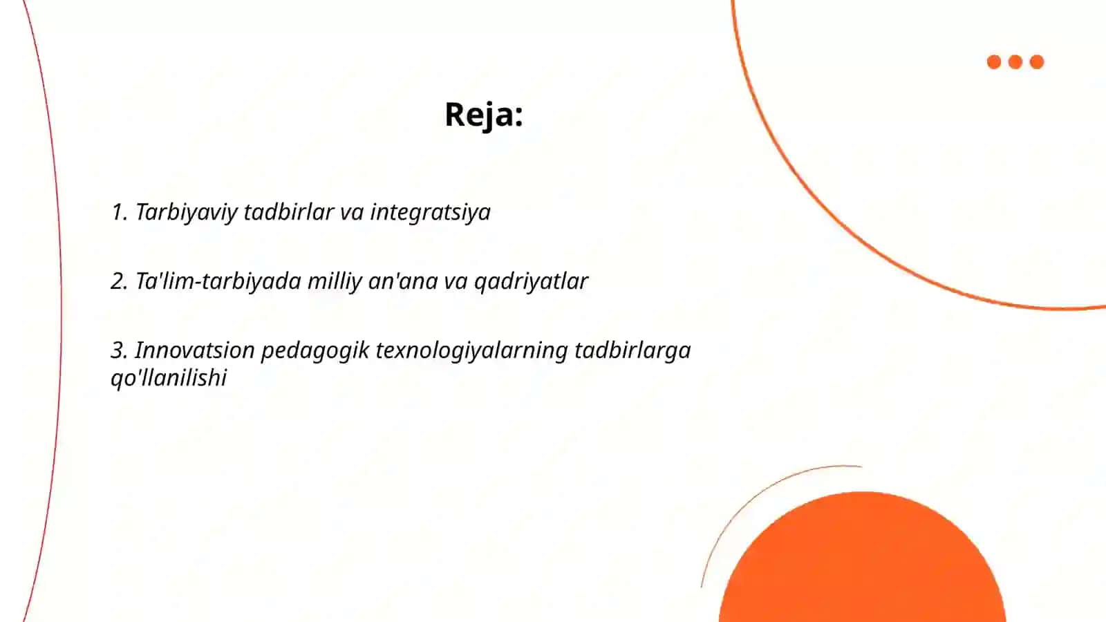 Tarbiyaviy tadbirlarda integratsiyasi 2